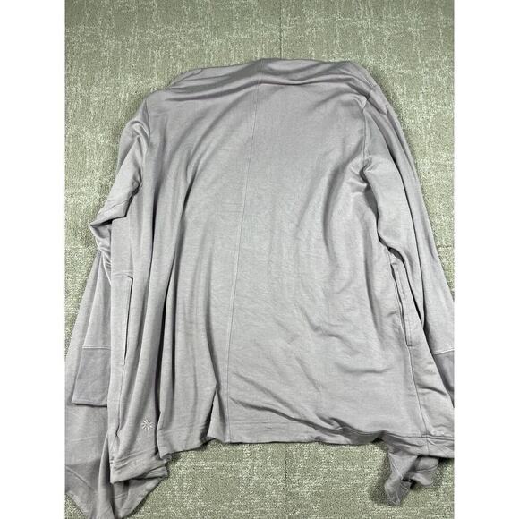 Athleta Lavender Studio Wrap Open Front Cardigan Sweater Size XL - Picture 6 of 6